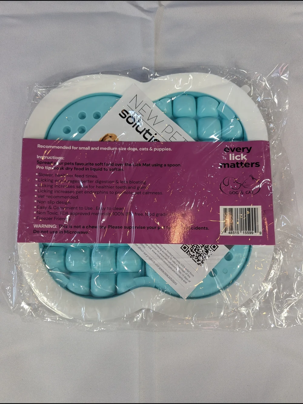 New Pet Solutions - Lick Mat Slow Feeder